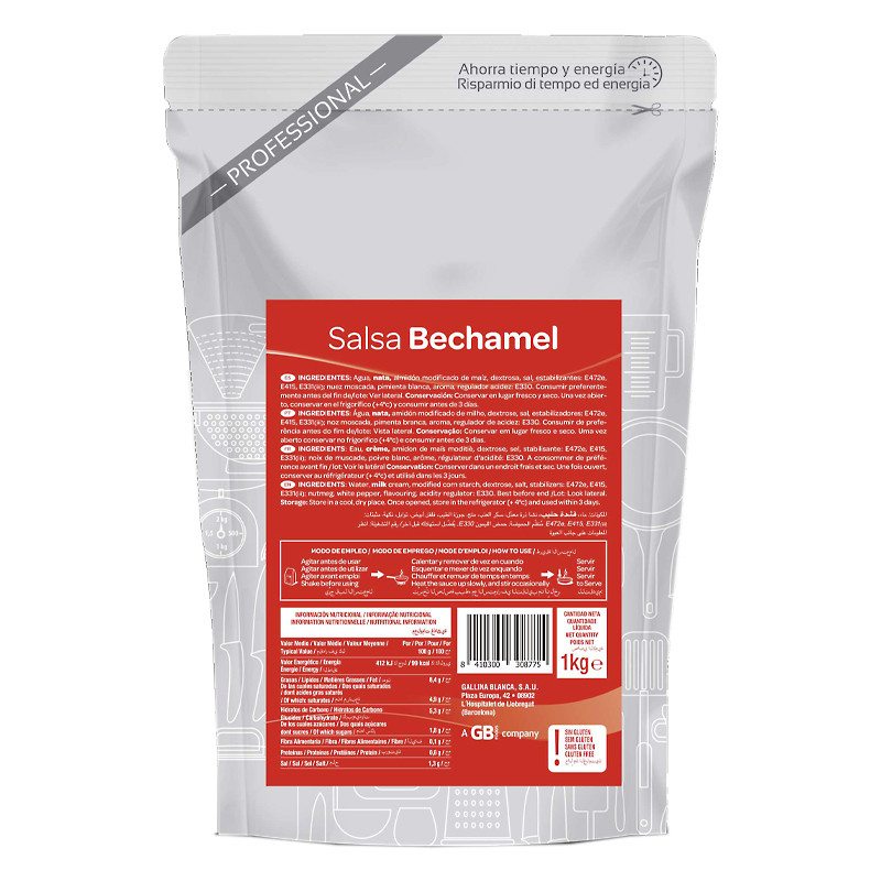 SALSA BECHAMEL LIQUIDA 6/1L